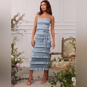 V Chapman Lily Dress - Blue